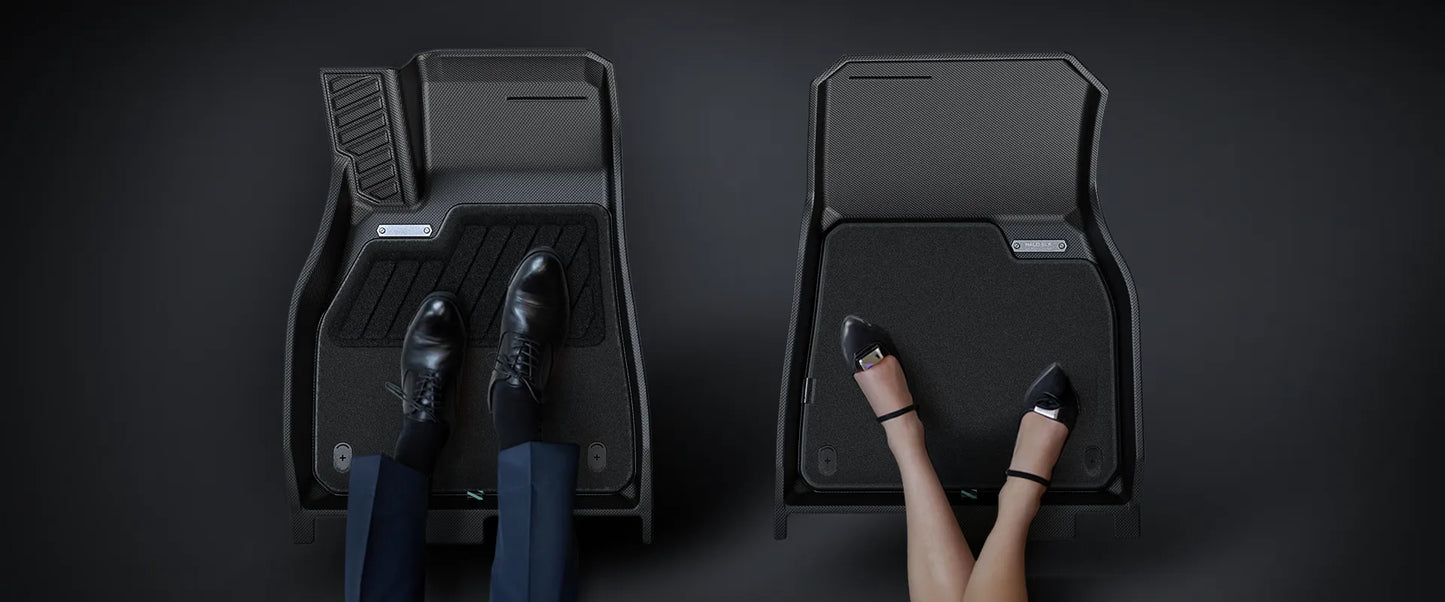 HALOBLK tapetes premium de doble capa para Tesla Modelo S (2021 - 2024)