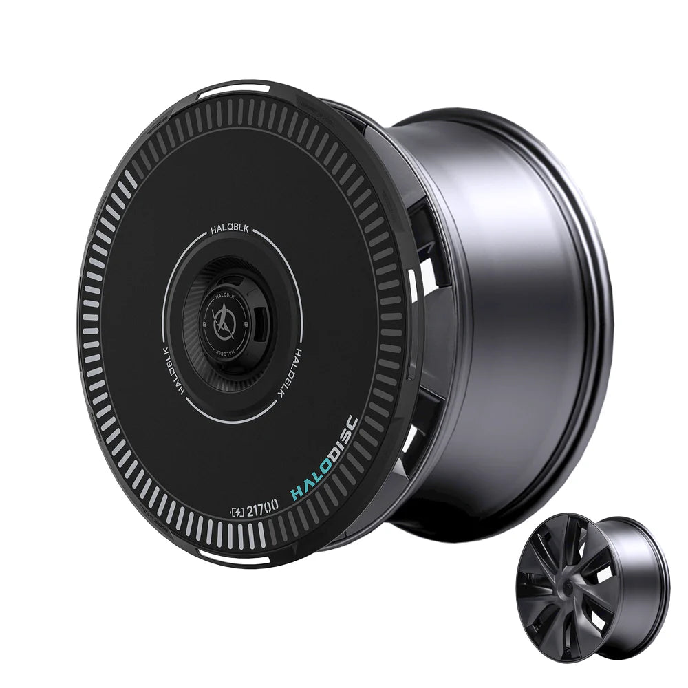 HALOBLK Cubiertas de Ruedas HALODISC 2 para Tesla Model Y con Rines Gemini de 19"丨Charging