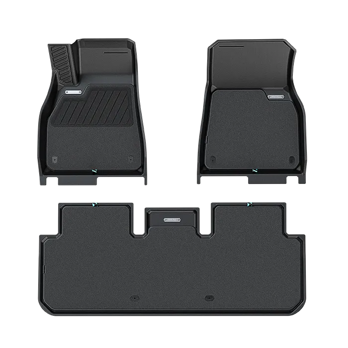 HALOBLK tapetes premium de doble capa para Tesla Modelo S (2021 - 2024)