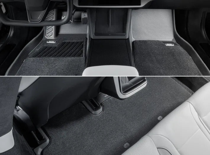 HALOBLK tapetes premium de doble capa para Tesla Modelo S (2021 - 2024)