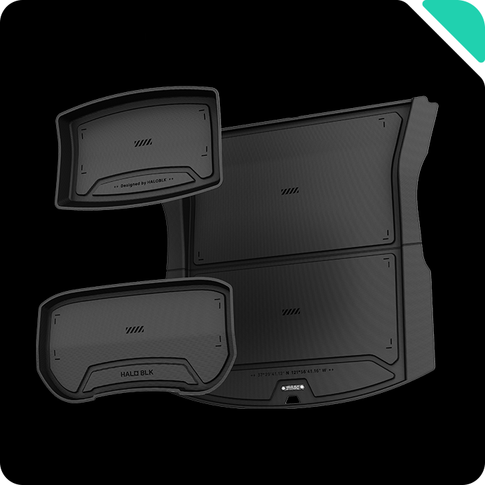HALOBLK Conjunto completo de Alfombras para Tesla Model 3 HIGHLAND