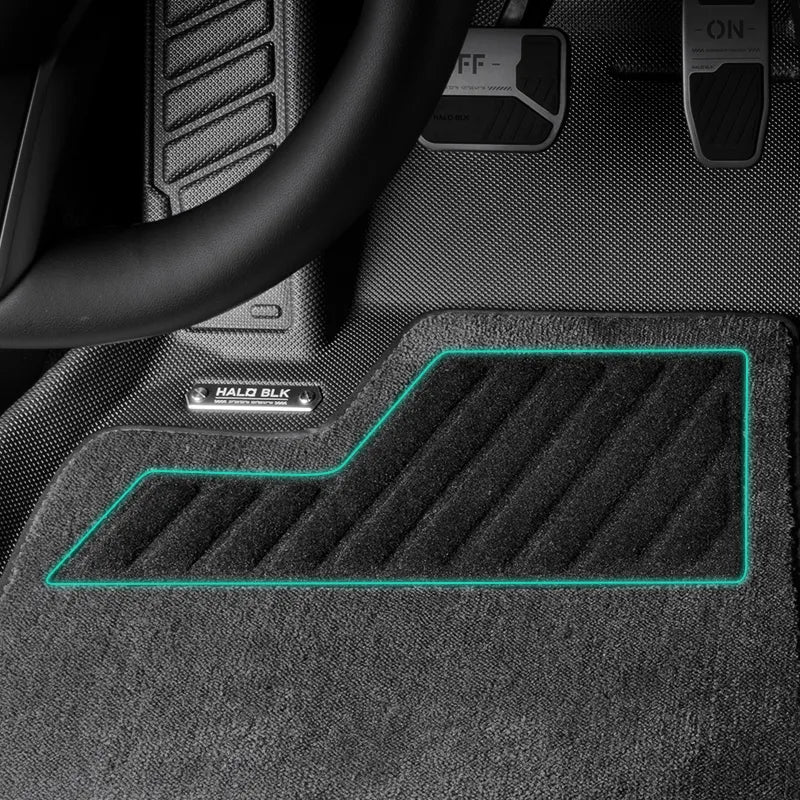 HALOBLK tapetes premium de doble capa para Tesla Modelo S (2021 - 2024)