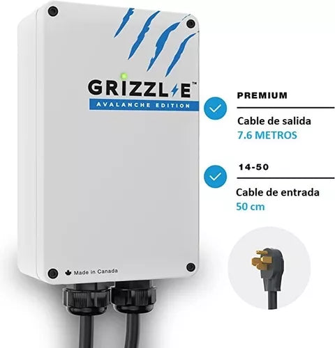 Cargador para Vehículo Eléctrico Nivel 2 Grizzl-e 40a 10kw