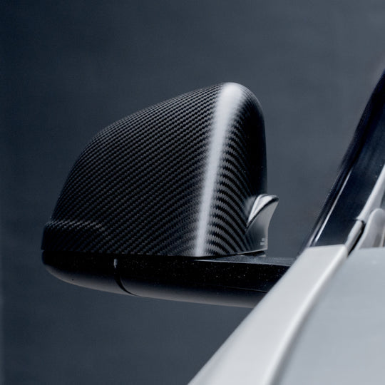 HALOBLK Carcasas para Espejos Laterales de Fibra de Carbono