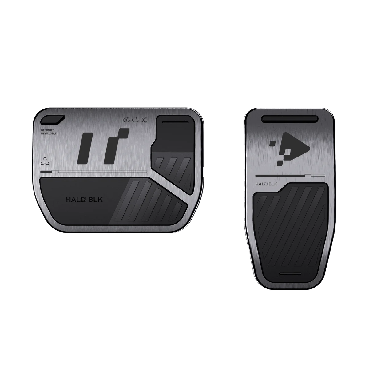 HALOBLK pedales performance de aluminio para Tesla