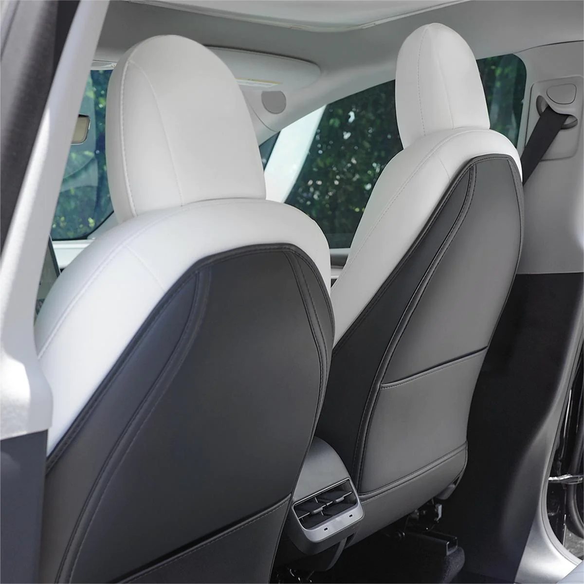 HALOBLK Protectores de asientos para Tesla