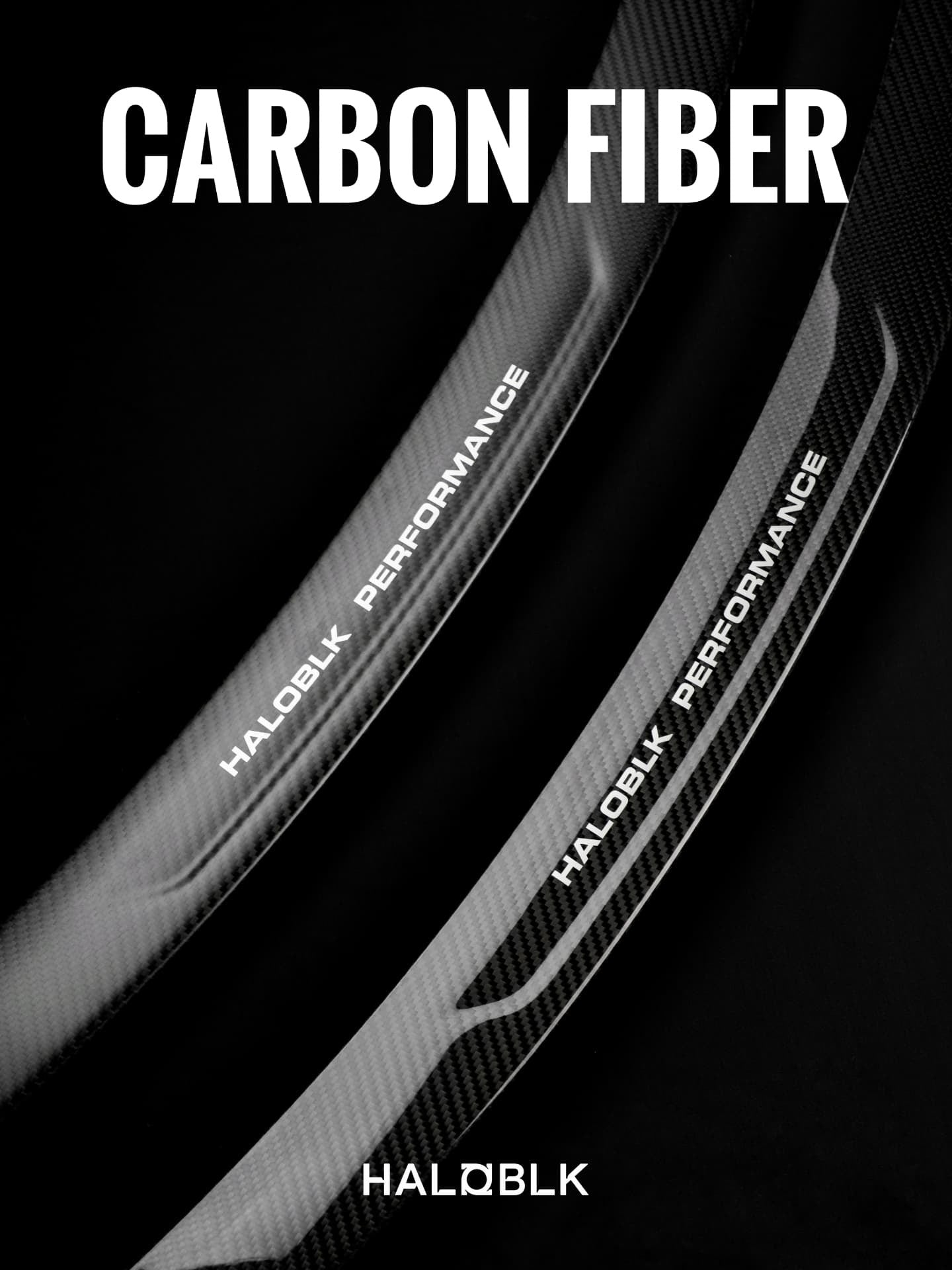 HALOBLK Alerón de fibra de carbono de alto rendimiento para Tesla Modelo Y JUNIPER