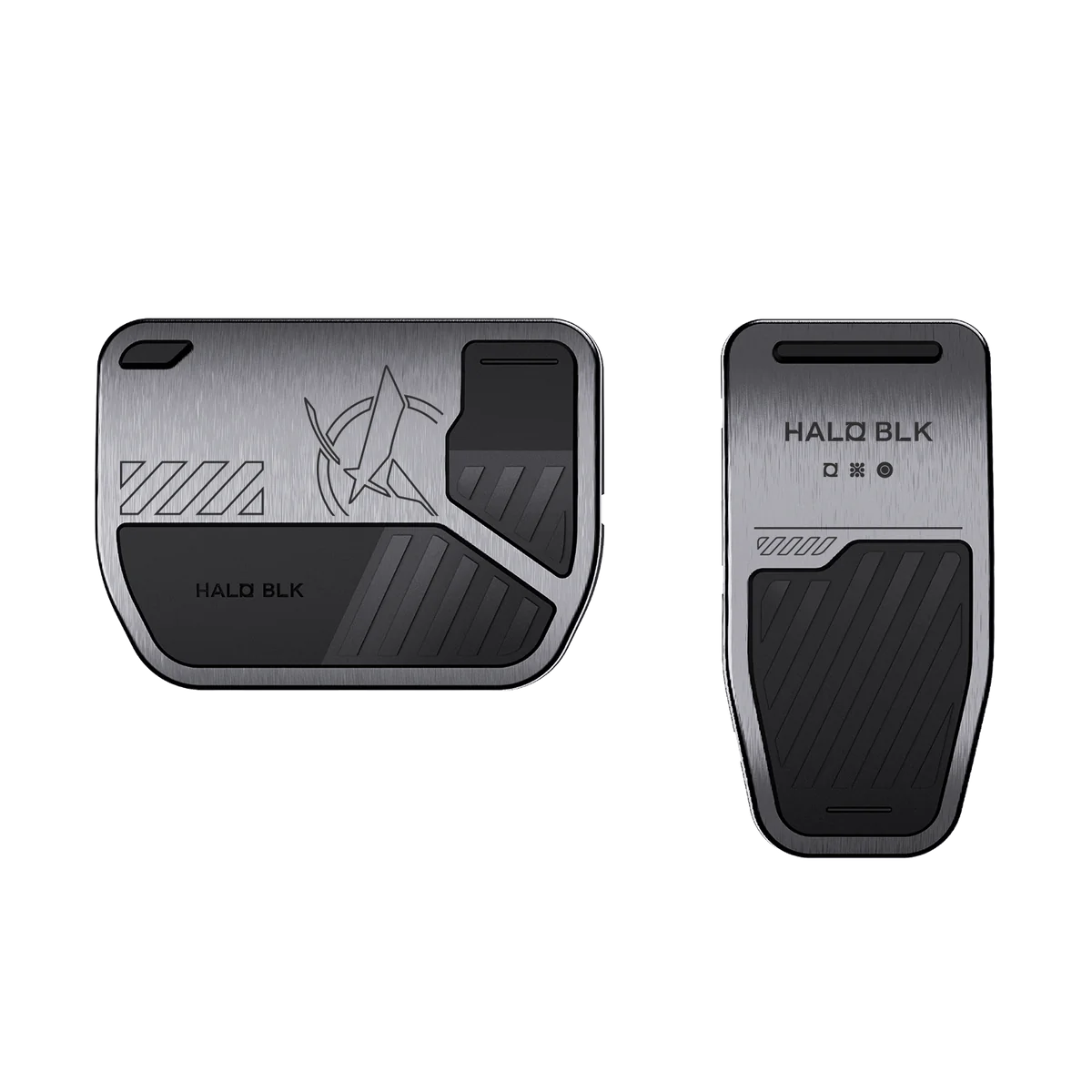 HALOBLK pedales performance de aluminio para Tesla