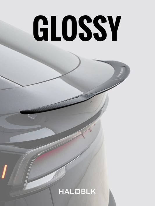 HALOBLK Alerón de fibra de carbono de alto rendimiento para Tesla Modelo Y JUNIPER